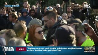 quotGilets jaunesquot Ingrid Levavasseur prise à partie par des manifestants [upl. by Enram457]