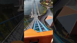 Water Coaster 33 dc rollercoaster themepark poland attraction fypシ゚viral fyp weekend park [upl. by Ahsiekan611]