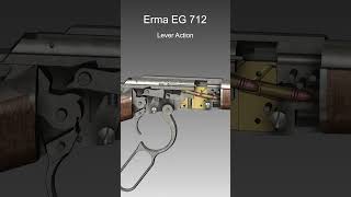 German Lever Action Rifle  Erma EG 712 Rifle  How It Works [upl. by Ruvolo]