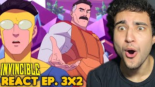 OMNIMAN VIROU DO BEM React Invincible EP 3 Temporada 2 [upl. by Eittocs979]