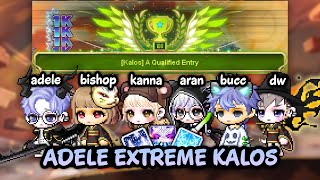 MapleStory GMS Kronos  Adele Extreme Kalos Clear [upl. by Bobbee]