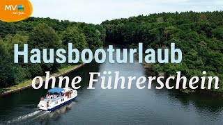 Ein Hausboot  2 Paare und eine unvergessliche Zeit in der Mecklenburgischen Seenplatte [upl. by Fancie]