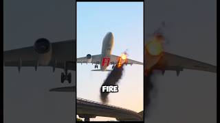 What happens if an airplane engine catches fire during flight [upl. by Ecienal]