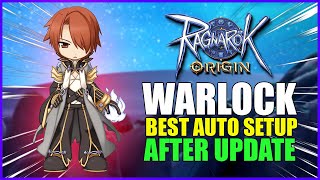 WARLOCK BEST SETTING NEW COMBO AFTER UPDATE NEBULA 80   RAGNAROK ORIGIN GLOBAL [upl. by Haran881]