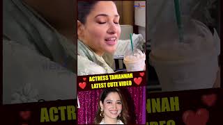 TAMANNAH LATEST CUTE VIDEO 💖💖😘  CINEMA  KOLLYWOOD  redtapetamil [upl. by Esimaj]