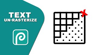 How to un rasterize text in Photopea [upl. by Nicoli]