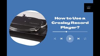 How to Use a Crosley Record Player [upl. by Ameen]