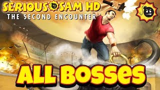 Serious Sam HD Second Encounter  All Bosses [upl. by Livvy204]