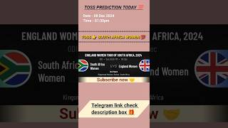 England w vs South Africa w toss Prediction 😍  Eng vs Sa toss prediction Today  2nd Odi match 2024 [upl. by Ahter]