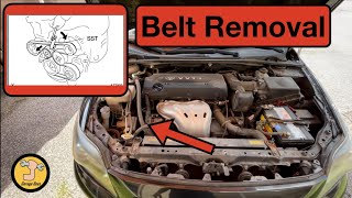 How to Remove Belt on Scion Tc [upl. by Ebanreb901]