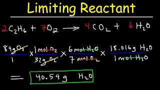 Limiting Reactant Practice Problems [upl. by Esilana]