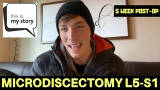 L5S1 Mircrodiscectomy PREPOST Surgery [upl. by Soutor]