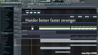 Daft Punk  Harder Better Faster Stronger Alive 2007 FL Studio remake [upl. by Alfeus132]