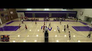 Monta Vista vs Burlingame High School Boys Varsity Volleyball [upl. by Nnylrebma]