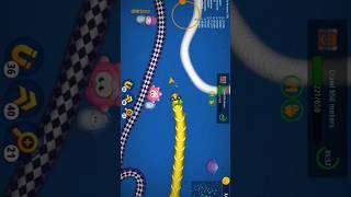 GIANT SLITHER SNAKE  Epic Worms Zone Best Gameplay  From Tiny to giant Snake shorts [upl. by Atilam]