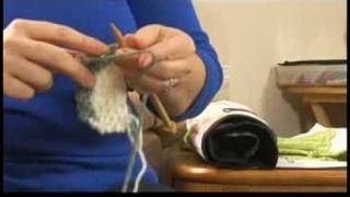 How to Knit  Knitting Scarves Tie Off [upl. by Uzial]