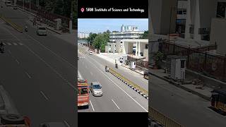 SRM Kattankulathur Safe road Crossing SRM KTR SRM campus life overbridge near SRM potheri [upl. by Okubo]