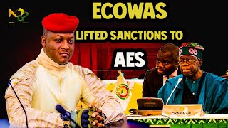 ECOWAS has folded Sanctions lifted against Niger Mali and Burkina Faso [upl. by Nodnal176]