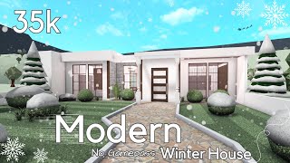 35K Bloxburg Modern Family Roleplay House  No Gamepass [upl. by Araccat]