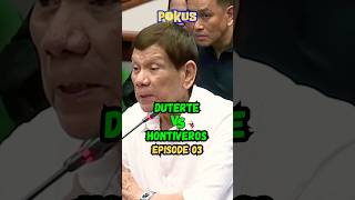 DUTERTE VS HONTIVEROS EPISODE 03 philippines congress hearings [upl. by Anyotal]