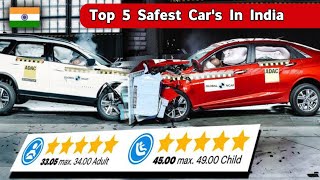 top 5 safest cars in india 2024 Top Cars with 5 Star Safety Ratings in India rambocars [upl. by Anyrak]