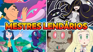 10 MESTRES POKÉMON QUE CAPTURARAM LENDÁRIOS Pt4 [upl. by Zenda144]