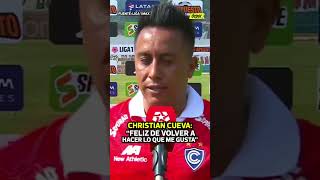 CHRISTIAN CUEVA tras VOLVER al FÚTBOL en UTC 12 CIENCIANO quotEs un momento feliz para miquot  Depor [upl. by Agee]