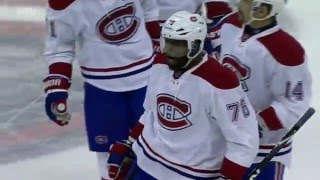 Gotta See It Subban scores from centre ice then gets put in the box [upl. by Keil]