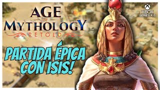 ¿sera mi primera victoria con Isis Partida en linea Xbox 🎮 ageofmythologyretold [upl. by Kliment]