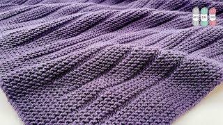 How to Knit the quotHenryquot Baby Blanket [upl. by Aihsemaj]