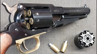 Pietta 1858 Remington 44 Cap amp Ball amp 45 ACP Combo  Shooting Review of This Awesome Revolver [upl. by Mychael]