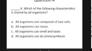 Biology Test 1 Review [upl. by Marchelle915]