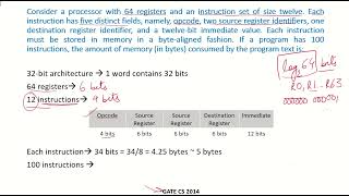 CO23b  Solved example 2  Instruction Set Architecture  GATE [upl. by Artenahs493]