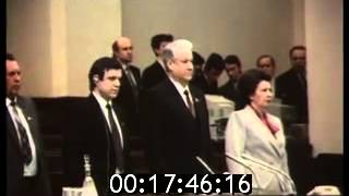 28 March 1991 RSFSR Anthem on the Third Extraordinary Congress  President Boris Yeltsin Гимн РСФСР [upl. by Dawn768]