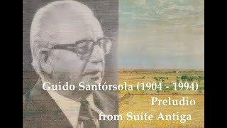 Santorsola Suite antiga  Preludio  Antonio De Rose chitarra [upl. by Llewxam]