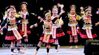 Nkauj Hmoob Vam Meej  Hmong Traditional Dance [upl. by Modeerf]