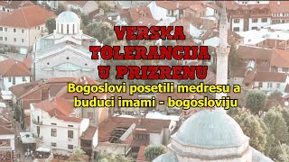 Verska tolerancija u Prizrenu Bogoslovi posetili medresu a buduci imami  bogosloviju [upl. by Adnawad]