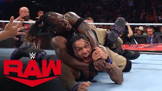 RTruth vs Damian Priest Raw highlights March 11 2024 [upl. by Enitnatsnoc]