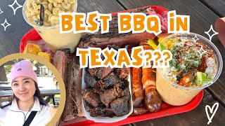 Trying 3 Different BBQ Places in Texas [upl. by Yurt]