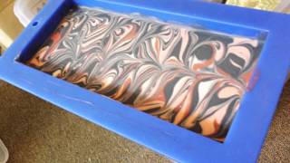 Soap Making Swirls and Marbling [upl. by Clougher]