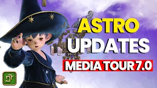 FFXIV Dawntrail Astrologian Rework Media Tour  Level 100 Tool Tips [upl. by Bibbie]