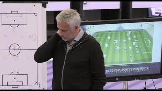 José Mourinhos very inspirational halftime speech for Tottenham against West Ham 20 20200623 [upl. by Furgeson]