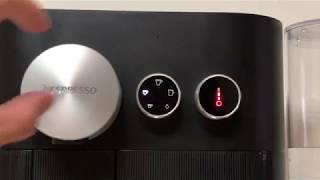 Nespresso Expert Turn on amp Turn off the power [upl. by Llecrad44]