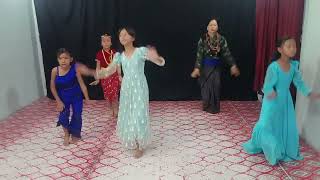 Bhailini Aayo Aagana  Tiharai Aayo Lau jhilimili  Dance Cover [upl. by Narmak]