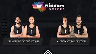 Winners Beach Volleyball Men D Vozniuk  O Shchetsyak  A Troianovskyi  P Koval 11122024 [upl. by Alikee]