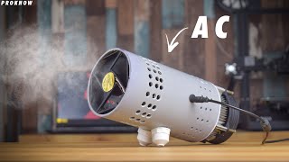 Making a Powerful AC from Peltier Homemade AC for Summer [upl. by Stinson]