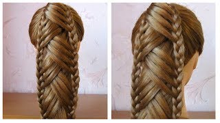 Tuto coiffure queue de cheval originale et simple 🌸 Coiffure avec tresse facile à faire [upl. by Annabela]