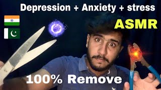 ASMR Removing Your Depression amp Anxiety l Stress Negative Energy Plucking l Hindi ASMR [upl. by Idola225]