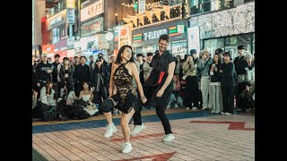 Linda amp Henrik Latin Busking at Hongdae Seoul [upl. by Grinnell]