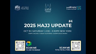 Hajj 2025 Update 4  October 2024 [upl. by Aihsenat]